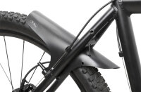 Fahrrad Universal Schutzblech MUD FLEX vorn oder hinten schwarz mit Kabelbinder